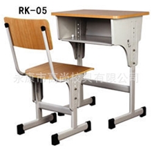 GS-1007学生课桌椅学校双人课桌可升降培训椅厂家批发学习桌