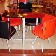 餐椅餐桌玻璃餐桌椅成套家具酒店椅咖啡桌椅洽谈桌