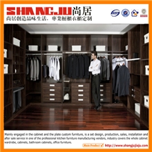 广州尚居衣柜厂家直销简易板式衣柜整体衣柜双人实木组合衣柜