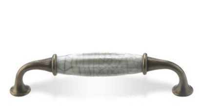 双孔陶瓷仿古拉手现货供应裂纹陶瓷拉手