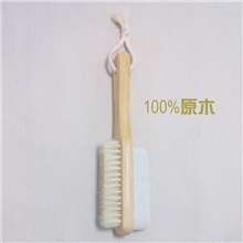 混批磨脚刷浴盐磨脚石猪鬃浮石刷磨脚石刷去角质刷∥华南尚品