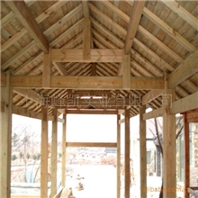 防腐木厂家硬木防腐木,凉亭,葡萄架,流水小桥,景观亭,