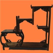 厂家直销红木工艺品/木制礼品/鸡翅木边鼓博古架