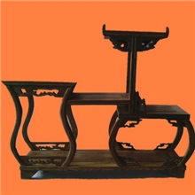 厂家直销红木工艺品/木制礼品/鸡翅木花鼓架/家居用品/博古架