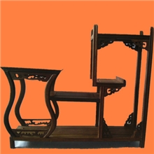 厂家直销红木工艺品/木制礼品/鸡翅木边瓶/博古架