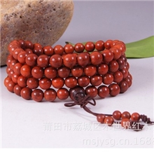 木世界艺术馆印度小叶紫檀佛珠8mm*108