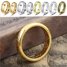 指环王至尊魔戒(金色版)厂家直销电影周边饰品欧美国外小额批发