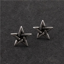 【五星耳钉】Pentagram品牌直销男式耳钉个性另类饰品