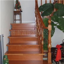 无锡楼梯橡胶木免漆楼梯供应商