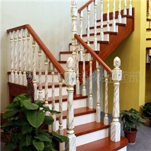 供应无锡实木楼梯、橡胶木烤漆楼梯(图)