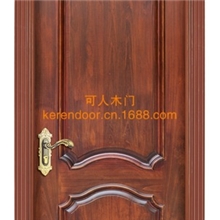 原木家居装饰专家-红橡原木门-【可人木门】