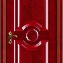 供应红胡桃原木门