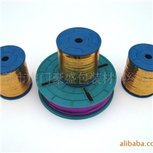 供应塑料袋封口用扎线，金色扎带，银色扎口带，面包扎线带