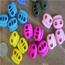 【义乌珍博】【厂家现货直销】彩色卡通两眼尼龙弹簧扣