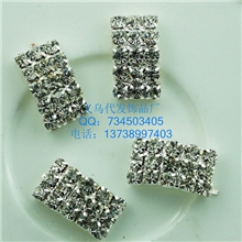 9*15毫米水钻服饰扣发饰扣饰品DIY配件水晶发饰扣礼盒钻扣