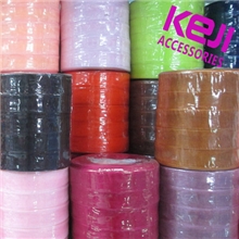 2013供应DIY手工蝴蝶结缎带优质雪纱带