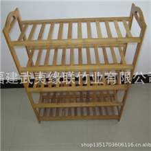 楠竹鞋架批发供应楠竹五层鞋架多功能置物架