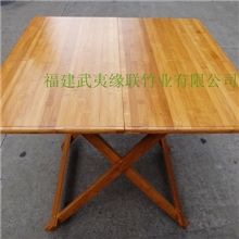 楠竹80CM折叠方桌，折叠方桌，折叠桌，折叠餐桌