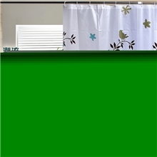 义乌厂家直批淘宝最低价爆款802咖啡树PEVA浴帘简单大方浴室帘子