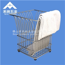 【厂家直销】毛巾筐弯锥形毛巾筐不锈钢毛巾筐酒店客房毛巾筐