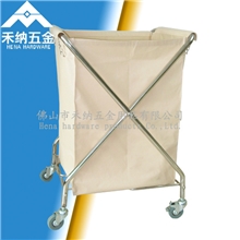 【厂家直销】布草车X形布草车不锈钢布草车酒店布草车(小号)