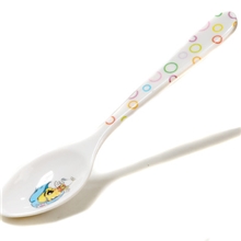 供应儿童勺卡通饭勺婴儿饭勺密胺匙加印logo