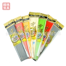 密胺筷仿瓷筷子塑料筷子高档酒店饭店餐具彩色8寸（10双）