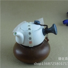 厂家批发玉雪玲珑之静音德化陶瓷雪花釉整套高档功夫茶具套装