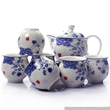 茶具套装批发特价景德镇双层陶瓷功夫茶具双层隔热茶杯茶壶正品