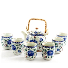 批发供应提梁壶茶具骨瓷茶具功夫茶具日式套装大盘等茶具盒装