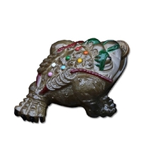 批发变色招财金蟾\五彩金蟾等各种变色茶宠哥窑汝窑茶宠