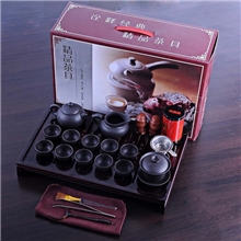 批发茶具套装紫砂茶具实木茶盘特价茶博士套装功夫茶具套装礼盒