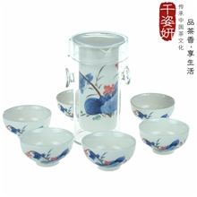 青花瓷红茶茶具双耳玻璃红茶茶具泡茶器和为贵茶具套装最低价