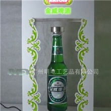 亚克力磁悬浮产品展示架LED发光酒瓶广告架专业设计团队