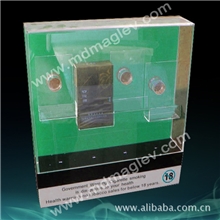 LED亚克力透明香烟展示架可做橱窗广告架商品货架用质量可靠