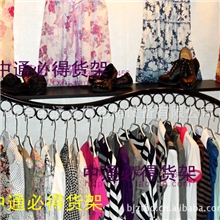 服装展示架侧挂上墙壁挂铁艺侧挂服装店装修服装衣架