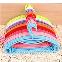 二代升级彩虹衣架防滑塑料晾晒衣架衣挂衣撑成人服装店衣架批发
