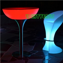 厂家直销发光家具LED16色渐变可遥控酒店酒吧KTV发光吧椅