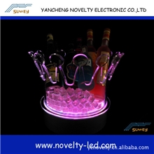 厂家直销LED七彩冰桶发光皇冠冰桶酒吧KTV餐厅冰桶BT-FG-02