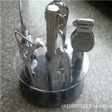 开瓶器，核桃夹，削皮刀，压蒜器，开罐器5件套厨房小工具