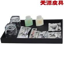 黑色荔枝纹高档皮质托盘茶水盘客房盘适用家居宾馆