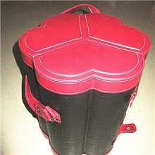 浙江金华大量现货六支装酒盒\高档皮质包装、佳节礼品装厂家直销