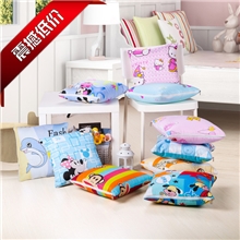 清仓全棉抱枕被多功能靠垫被子办公午休两用被空调夏凉被特价