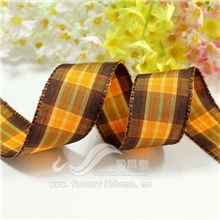 批发25mm格子带多色格子丝带苏格兰格子带35元/50码