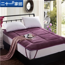 【伙拼】顶尖法兰绒床垫升级珊瑚绒床竹炭纤维床垫加厚床垫