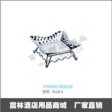 不锈钢锤印果盘连架水果盘创意果盘糕点盘可定制