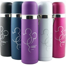 迪士尼米奇不锈钢保温水杯子弹头杯男女儿童水壶特价批发