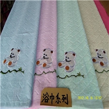 全棉正品提格子浴巾，舒适美观毛巾，低价销售厂家批发