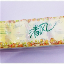 [热销]清风3层10包欧院清香迷你型手帕纸纸巾批发纸手帕