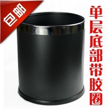 单层垃圾桶铁烤漆10L卫生间垃圾桶酒店垃圾桶宾馆垃圾桶客房